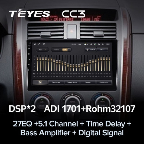 Штатная магнитола Teyes CC3 4/64 Mazda CX-9 TB (2006-2016)