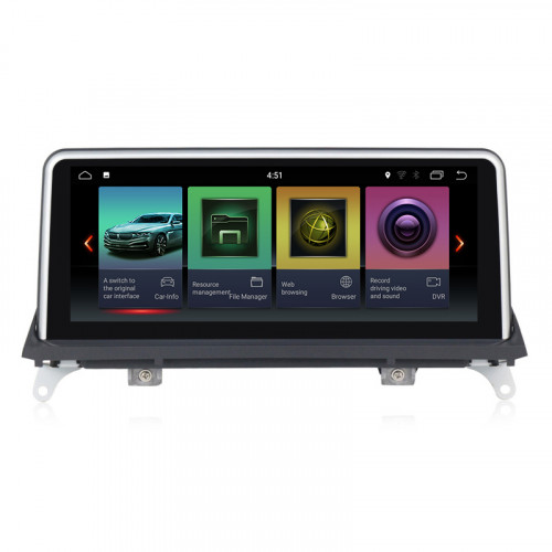 Штатная магнитола Сarmedia MKD-B1002H-Q6 BMW X5 E70 2010-2013 Cic