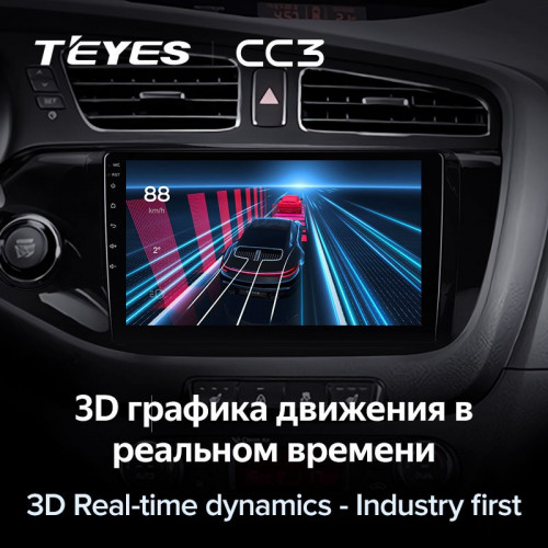 Штатная магнитола Teyes CC3 6/128 Kia Ceed 2 JD (2012-2018)