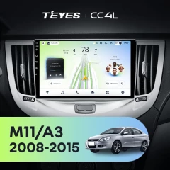 Штатная магнитола Teyes CC4L 6/64 Chery M11 A3 (2008-2015)