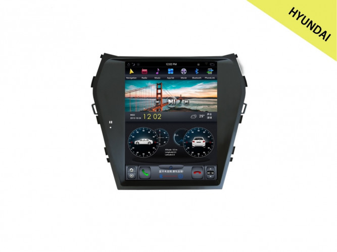 Штатная магнитола Tesla Carmedia ZF-1157-DSP Hyundai Santa Fe 2012+ (DM)