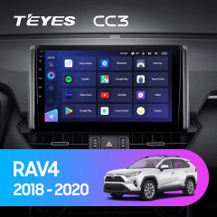 Штатная магнитола Teyes CC3 6/128 Toyota RAV4 XA50 (2018-2023) F1