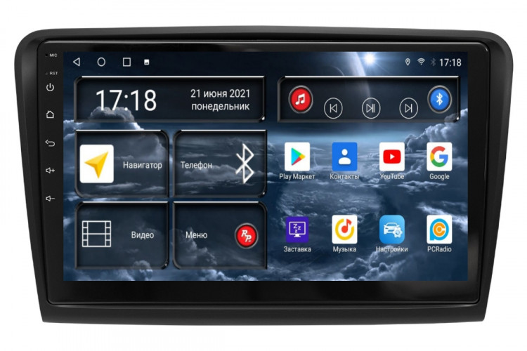 Штатная магнитола Redpower 71016 Skoda Superb 2-поколение B6 (03.2008-01.2015)