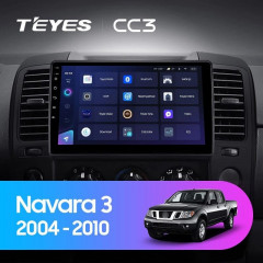 Штатная магнитола Teyes CC3 4/64 Nissan Navara D40 (2004-2010) F1