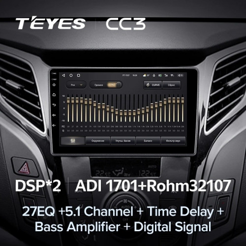 Штатная магнитола Teyes CC3 4/64 Hyundai i40 (2011-2019)