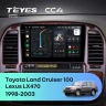 Штатная магнитола Teyes CC4 8/128 Toyota Land Cruiser 100 (1998-2003) F3
