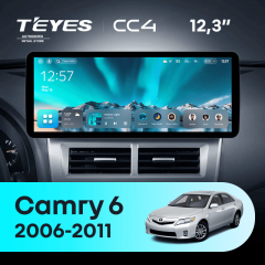 Штатная магнитола Teyes CC4 12.3" 8/128 Toyota Camry 6 XV 40 50 (2006-2011) F1
