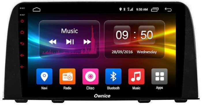 Штатная магнитола Carmedia OL-9651-D Honda CRV 2017+