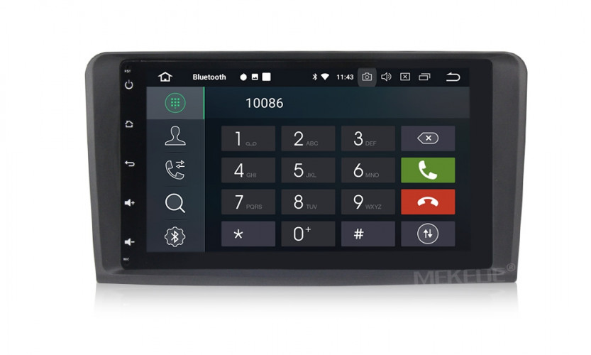 Штатная магнитола Carmedia MKD-M999-P30-8 Mercedes-Benz ML-klasse W164 2005-2011