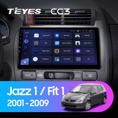 Штатная магнитола Teyes CC3 6/128 Honda Fit 1 (2001-2009)