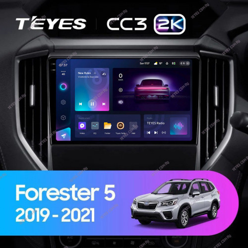 Штатная магнитола Teyes CC3 2K 4/64 Subaru Forester 5 (2018-2023)