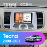 Штатная магнитола Teyes CC3 2K 360 6/128 Nissan Teana 2 J32 (2008-2013) F2 Тип-A