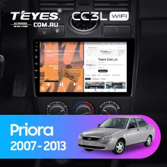 Штатная магнитола Teyes CC3L WiFi 2/32 Lada Priora 1 (2007-2013) F2 (черная)