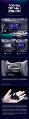 Штатная магнитола Teyes CC3 2K 360 6/128 Kia Optima 3 TF (2010-2015) F1