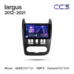 Штатная магнитола Teyes CC3 6/128 Lada Largus (2012-2021)