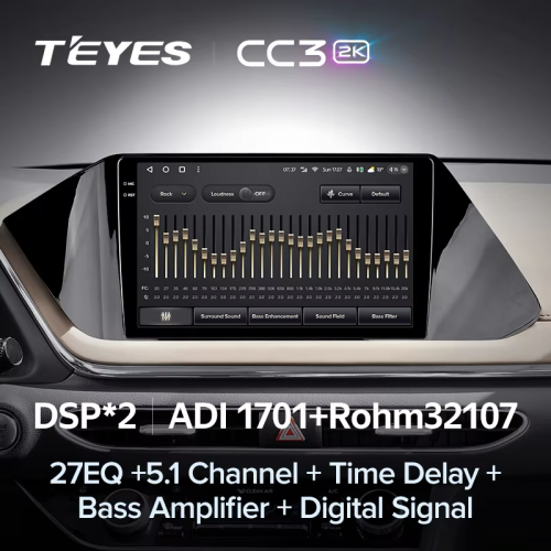Штатная магнитола Teyes CC3 2K 3/32 Hyundai Sonata DN8 (2019-2020) Тип-B