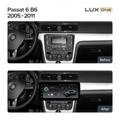 Штатная магнитола Teyes LUX ONE 4/32 Volkswagen Passat (2005-2011)