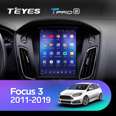 Штатная магнитола Tesla style Teyes TPRO 2 4/64 Ford Focus 3 Mk 3 (2011-2019)