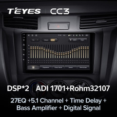 Штатная магнитола Teyes CC3 6/128 Nissan Navara D23 IV (2014-2021) Тип-А
