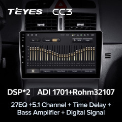 Штатная магнитола Teyes CC3 4/32 Peugeot 307 1 (2001-2008)