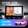 Штатная магнитола Teyes CC3L 4/64 Toyota Corolla 12 (2018-2020) Тип-A