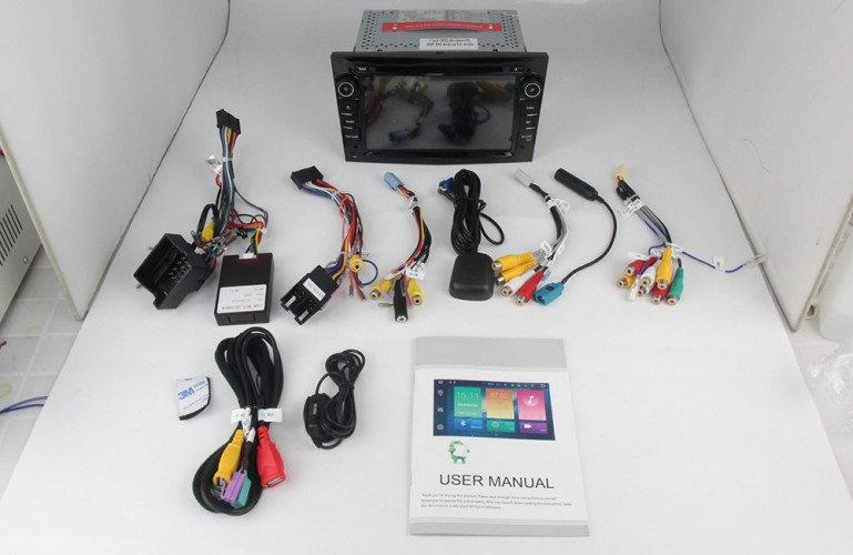 Универсальная магнитола Carmedia MKD-7408b-P6N Opel (Черный Лак)