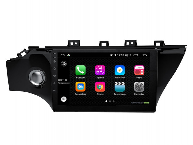 Штатная магнитола NaviPilot DROID9L 4G KIA Rio (2017+)