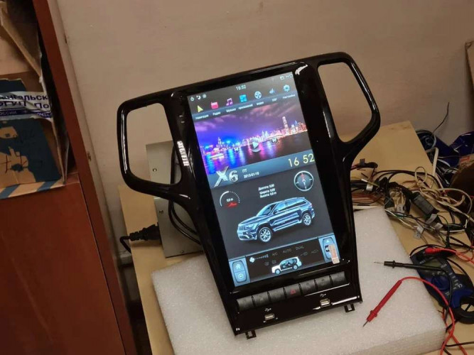 Штатная магнитола Tesla Carmedia ZF-1827B-Q6 Jeep Grand Cherokee (2008-2013) черная