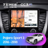 Штатная магнитола Teyes CC3 2K 4/64 Mitsubishi Pajero Sport 3 (2016-2018) (11")
