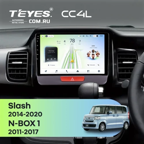 Штатная магнитола Teyes CC4L 4/64 Honda N-BOX 1 (2011-2017)