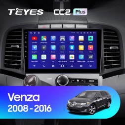 Штатная магнитола Teyes CC2L Plus 1/16 Toyota Venza 2008-2016