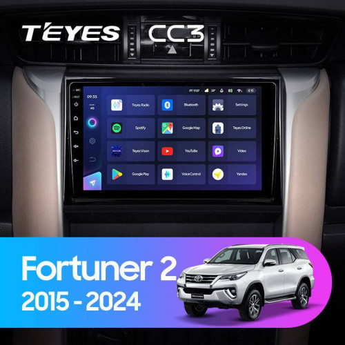 Штатная магнитола Teyes CC3 4/64 Toyota Fortuner 2 (2015-2024)