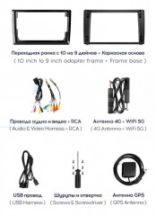 Штатная магнитола Teyes CC3 2K 6/128 Dodge Caravan 4 (2000-2007) Тип-A (13" с кнопками)