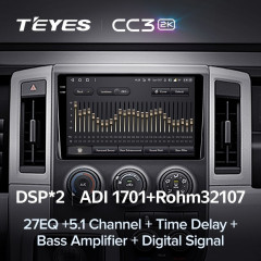 Штатная магнитола Teyes CC3 2K 6/128 Toyota Hiace H300 VI (2019-2022) Тип-B