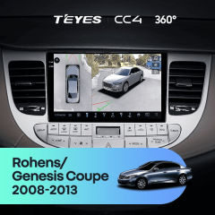 Штатная магнитола Teyes CC4 360 6/64 Hyundai Rohens Genesis (2008-2013) F1
