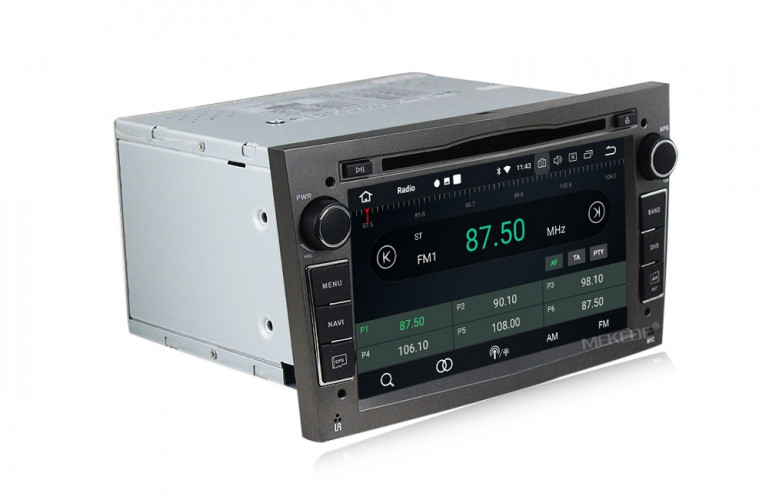 Универсальная магнитола Carmedia MKD-7408g-P6N Opel (Темно Серый)