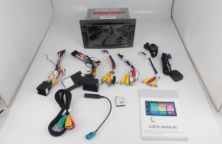 Универсальная магнитола Carmedia MKD-7408g-P6N Opel (Темно Серый)