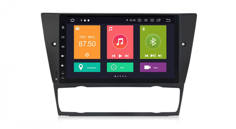 Штатная магнитола Carmedia MKD-B990-P5 BMW 3 серия E90 / E91 / E92 / E93 2005-2013 (в комплекте 2 рамки под климат и кондиционер)