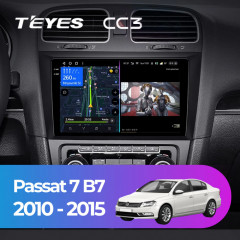 Штатная магнитола Teyes CC3 4/64 Volkswagen Passat 7 B7 (2010-2015)