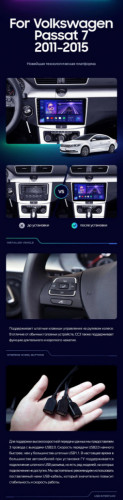 Штатная магнитола Teyes CC3 4/32 Volkswagen Passat B6 (2005-2010) \ B7 (2010-2015)