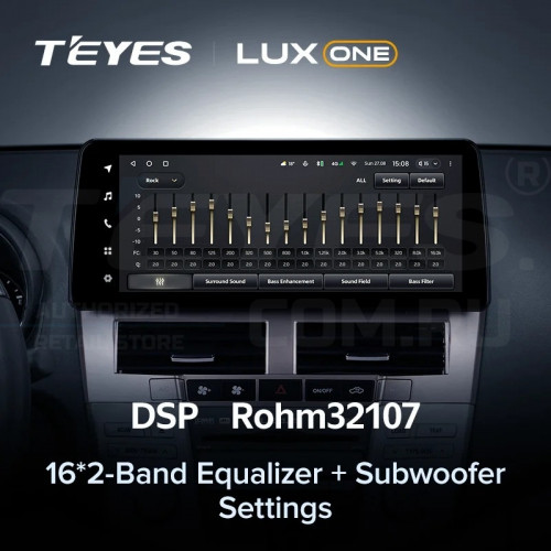 Штатная магнитола Teyes LUX ONE 4/32 Toyota Harrier XU30 (2003-2013) Тип-B