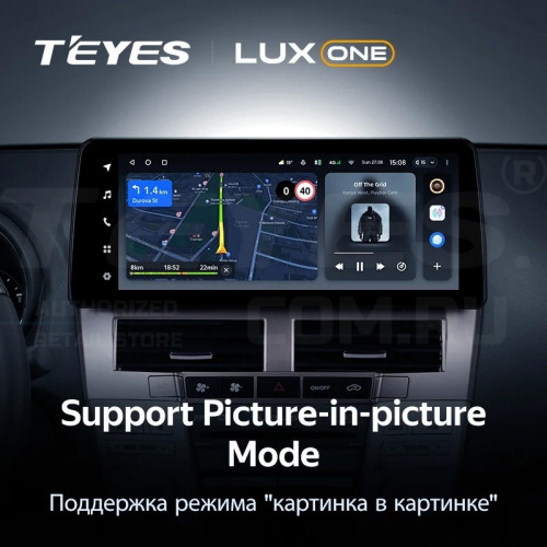 Штатная магнитола Teyes LUX ONE 4/32 Toyota Harrier XU30 (2003-2013) Тип-B