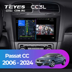 Штатная магнитола Teyes CC3L 4/32 Volkswagen Passat CC (2006-2024)