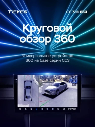 Штатная магнитола Teyes CC3 2K 360 6/128 Skoda Rapid 1 (2012-2020) F1