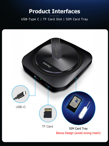 Мультимедийный блок Carmedia OL-AI-A5HS на Android и Carplay