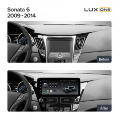 Переходная рамка Hyundai Sonata 6 YF 2009-2014 (12,3")