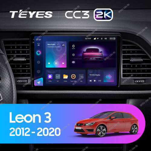 Штатная магнитола Teyes CC3 2K 4/64 Seat Leon 3 (2012-2020) F3
