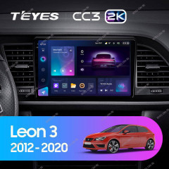 Штатная магнитола Teyes CC3 2K 4/64 Seat Leon 3 (2012-2020) F3