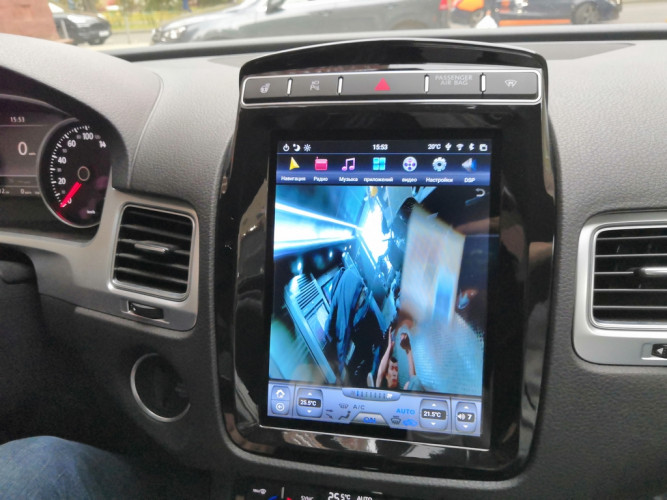 Штатная магнитола Tesla Carmedia ZF-1108-DSP Volkswagen Touareg 2011+