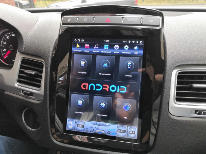 Штатная магнитола Tesla Carmedia ZF-1108-DSP Volkswagen Touareg 2011+